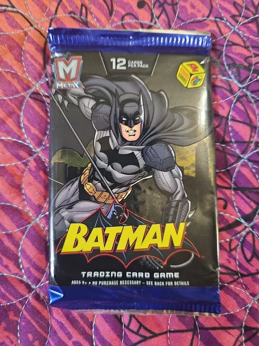 Panini Batman Trading Card Game Metax 1 Pack (12 Cards) Brand New
