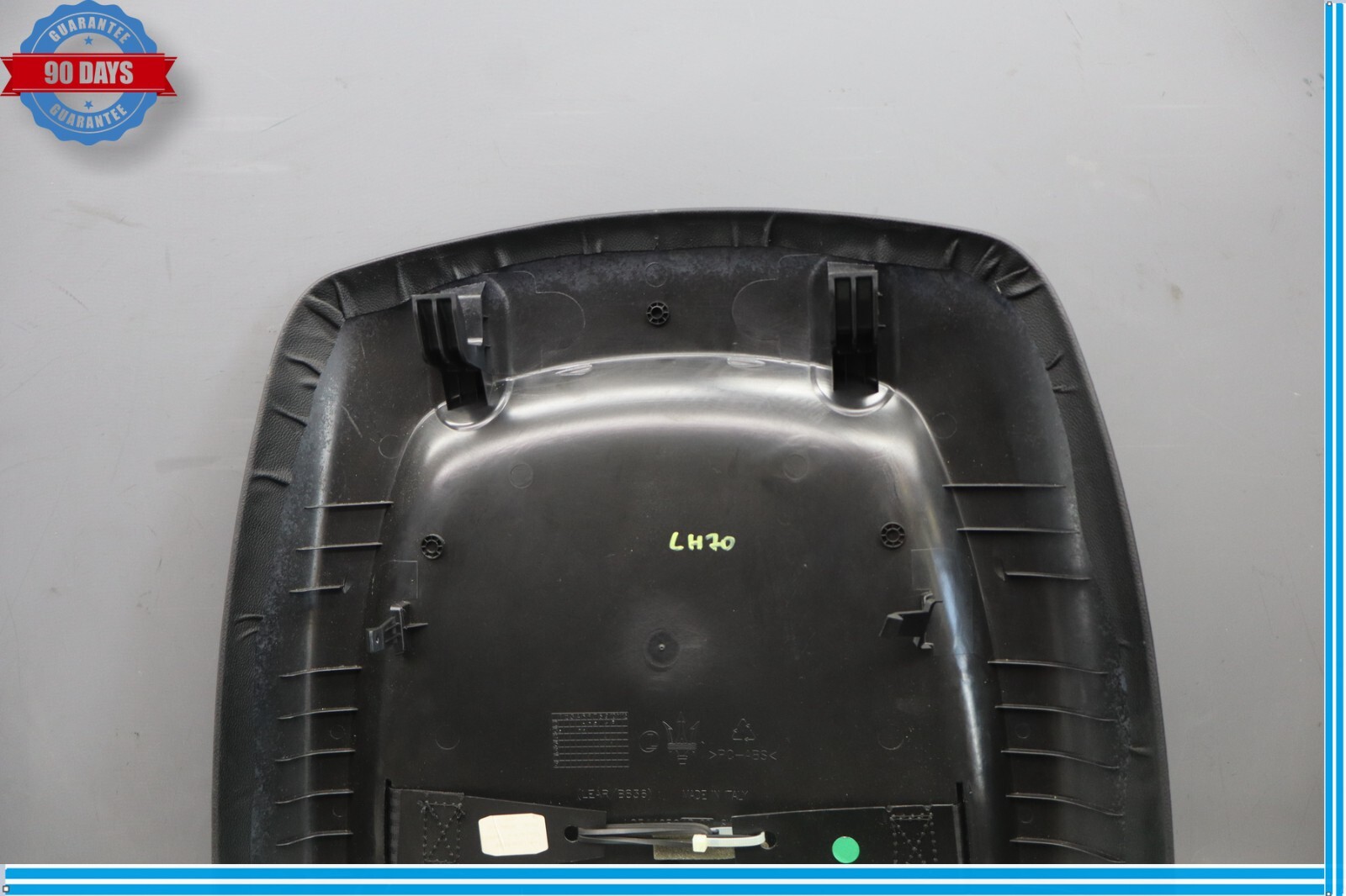 14-17 Maserati Quattroporte Front Left Seat Back Plate Cover Panel Black Oem
