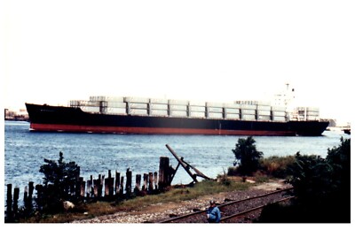 Borinquen (1945) Container Ship Line Photograph Vintage 4x6'' IMO 5224845
