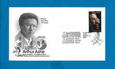 Scott 3936 Arthur Ashe August 27, 2005 Artcraft FDC NSPC