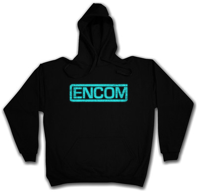 ENCOM II HOODED SWEATSHIRT HOODIE encom International computer technology Tron