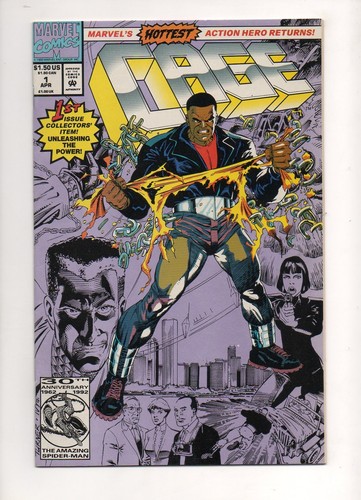 CAGE #1 NM 9.4 LUKE CAGE 1ST Iss Netflix IRON FIST DAREDEVIL JESSICA JONES 1992 - Picture 3 of 3