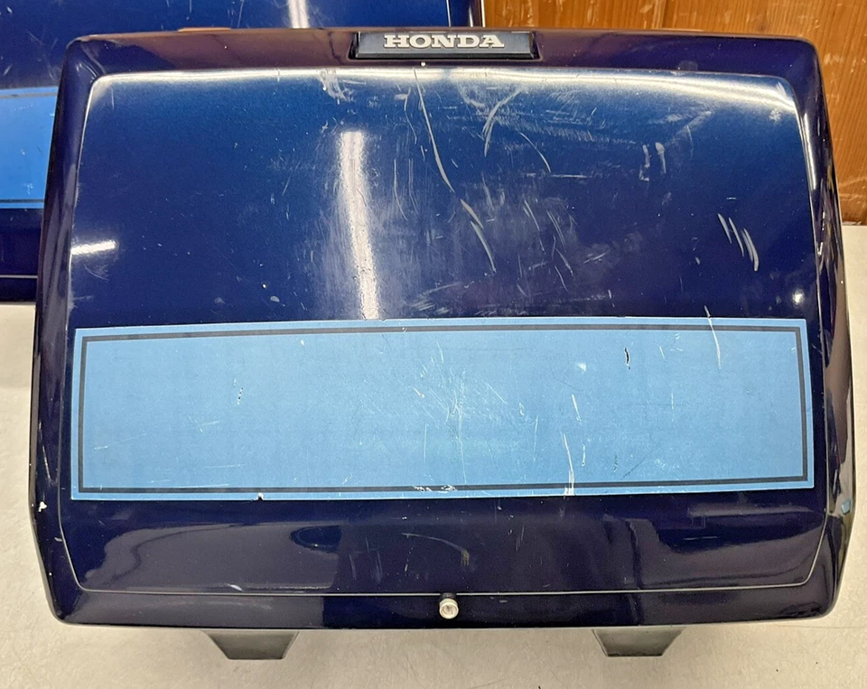 Vintage Honda Motorcycle Hard Box Case Luggage Honda Line Hondaline Line Pannier - Image 3 of 4