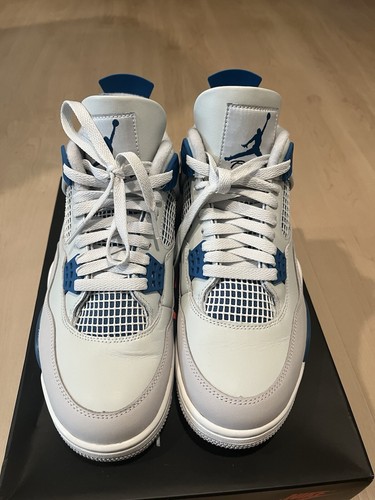 Air Jordan 4 Retro 2024 Military Blue / Industrial Blue Men’s Size 9 🔥