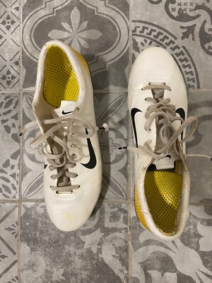 Nike Mercurial Vapor MV 3 White/Gold Football Boots Cleats SG R9