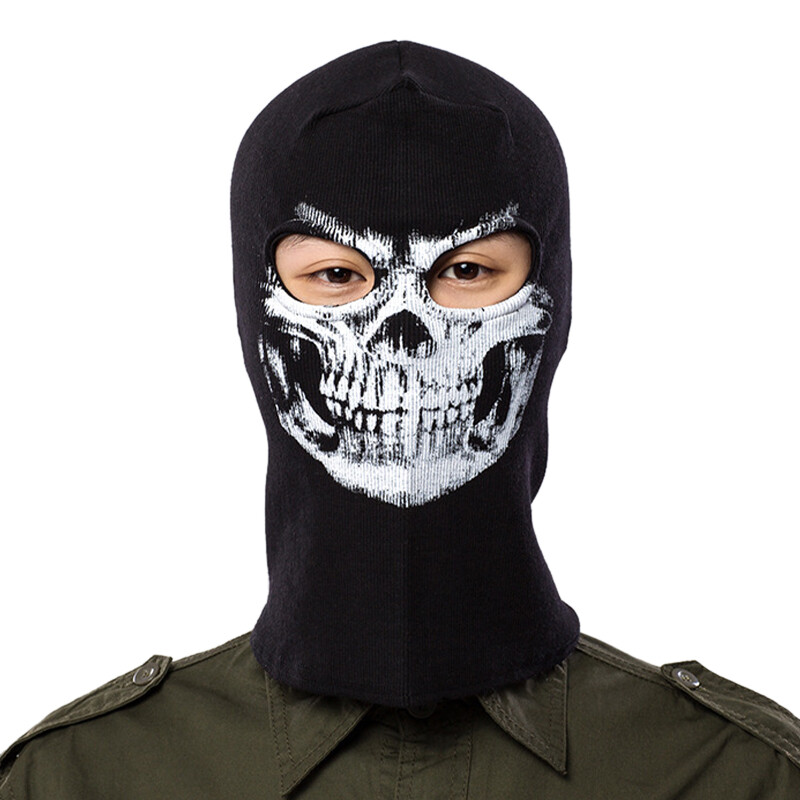 Outdoor Sunscreen Balaclava Motorcycle Skull Face Mask Quickdrying