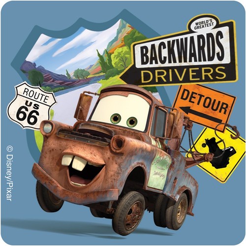 Disney Cars Stickers x 5 - Lightning Buddies Mater - Friends Forever - Route 66 - Picture 4 of 6