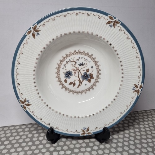 Royal Doulton English Translucent China "Old Colony" Rimmed Soup Bowl