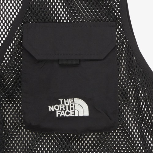 The North Face Korea M'S EXPLORING MESH VEST NV5VQ03A BLACK ASIAN FIT - Picture 4 of 8
