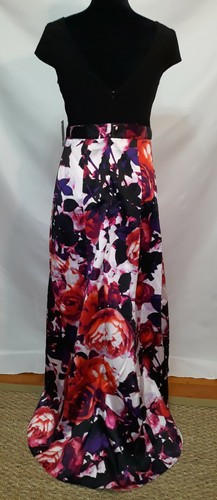 Vestido floral alto bajo para mujer Marina talla 6 - Imagen 3 de 7