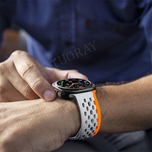 For Samsung Galaxy Watch Ultra 47mm Soft Silicone Strap Belt Wristband Bracelet - Picture 63 of 66