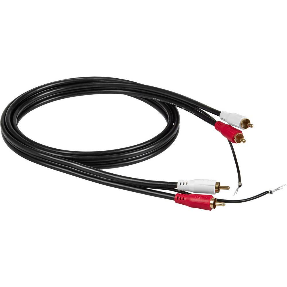 Кабель RCA 84039 Cinch Audio Anschlusskabel 1x Cinch-Stecker - 1x Cinch-Stecker 150 3290₽