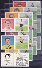 Chix FOOTBALLERS (PORTRAIT & ACTION 2nd SERIES) 1960 Set Of 24 *Exc Condition*