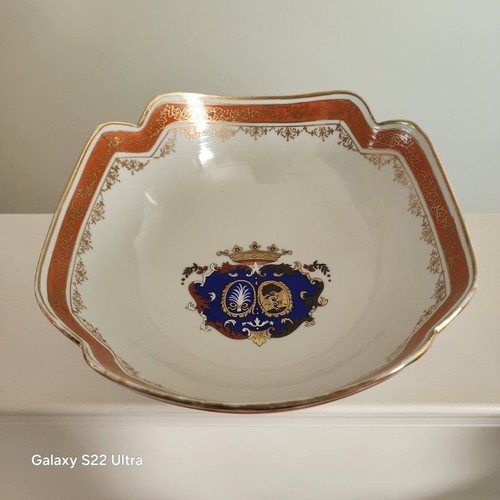 Beautiful Vintage Chelsea Royal Coat Of Arm 9.5"x4" Porcelain Bowl Made In Japan - Picture 2 of 18