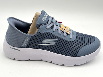 New SKECHERS Slip-ins GO Walk FLEX Grand Entry Sneaker WOMEN SZ 11 BLUE 124836