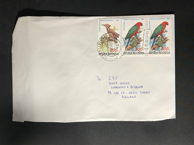Indonesia #780//B242 Cover to Finland 1970-1999 Cover #939