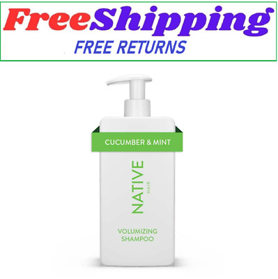 Native Volumizing Shampoo, Cucumber & Mint, Sulfate & Paraben Free, 16.5 oz