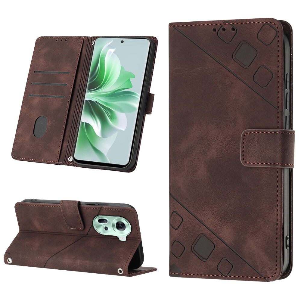 For OPPO Realme Note 50 4G Reno 11 5G Leather With Lanyard Wallet Phone Case