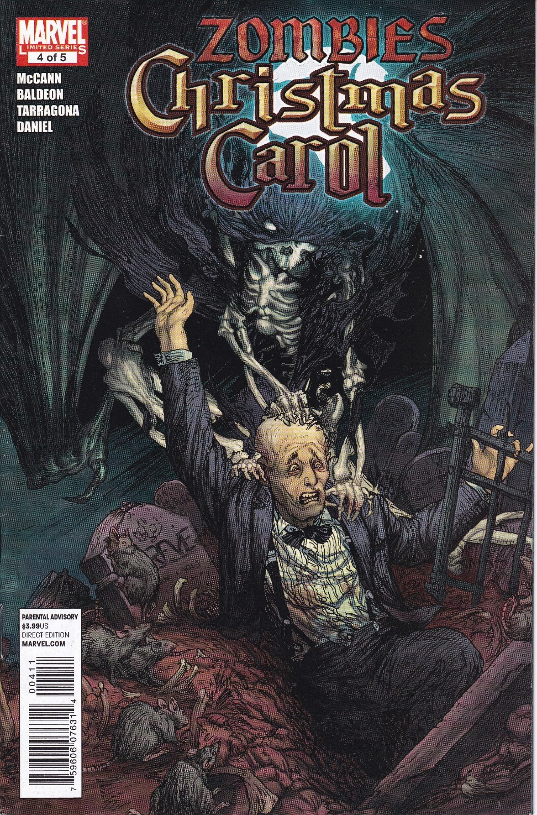 ZOMBIES CHRISTMAS CAROL #4 - Back Issue