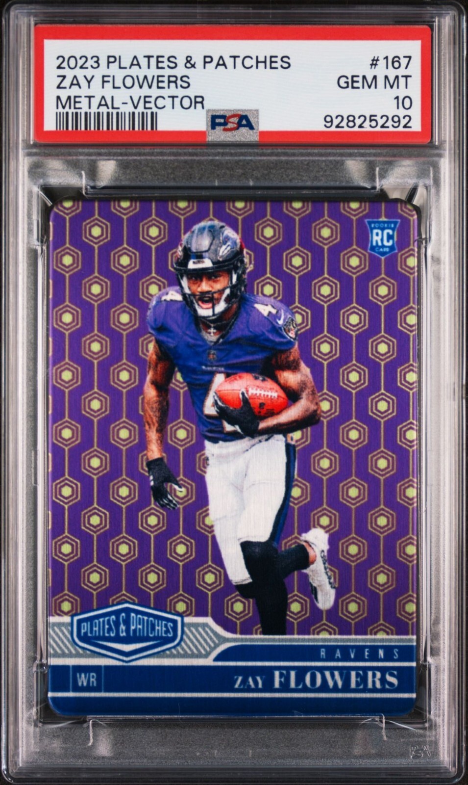 Zay Flowers Panini Plates & Patches Metal #167 Vector