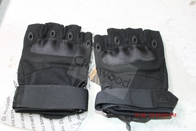 Half Finger Protected Knuckle Safety Tact Gloves Padded Outdoor Sport Gloves