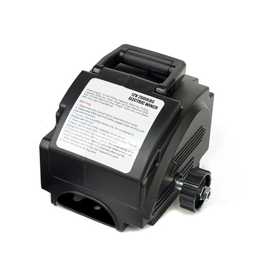 Cabrestante eléctrico portátil 2000 lb remolque remoto enganche camión remolque eléctrico 12 voltios - Imagen 5 de 6