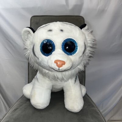 Beanie Boos Ty Tigre Blanc Beanie Babies Peluche Ty Tigre Blanc Ty