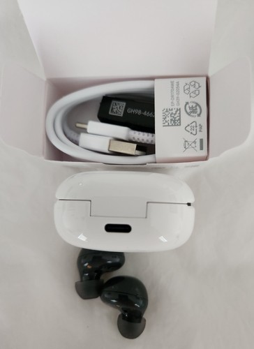 New Samsung Galaxy Earbuds Buds2 Black Wireless Bluetooth Noise Cancelling Inbox - Photo 4 sur 9