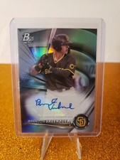 2022 Bowman Platinum Brandon Valenzuela Top Prospects RC Auto #TOP-69 Padres