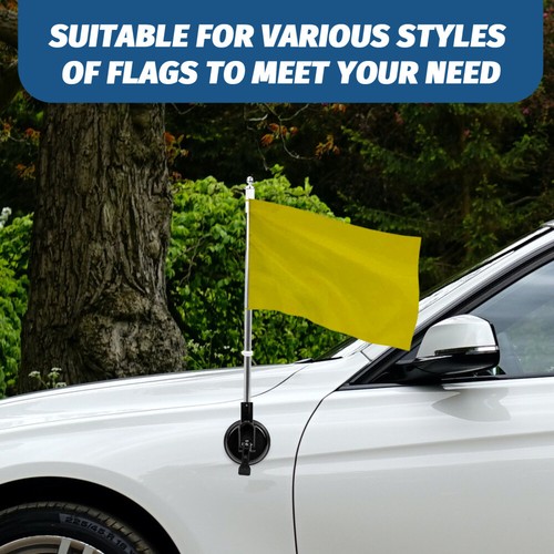 Strong Outdoor Small Stable Car Flagpole Holder Flagpole Bracket Car Friends - Picture 12 of 12