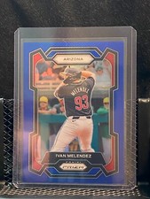 Ivan Melendez 2024 Prizm Blue Prizm #81/199 - Diamondbacks