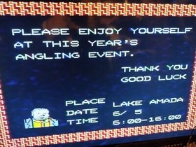 The Black Bass Nintendo NES Game Cartridge Fishing