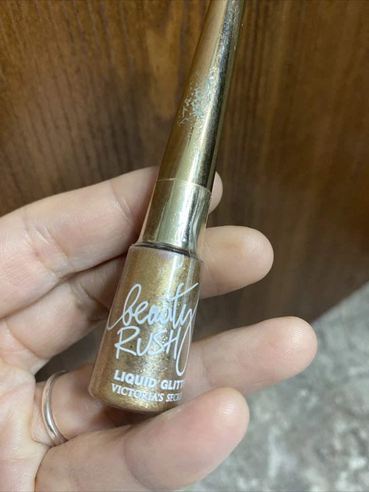 Delineador líquido brillo Victoria's Secret Beauty, delineador de ojos Gold Crush raro Foto 3 de 4