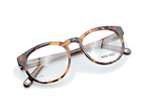 NINE WEST NW5073 214 Brown Tortoise 49-20-135 Eyeglass Frames Flex Hinges X799