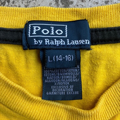 Polo Ralph Lauren 2011 Spain Sailing Shirt Kids Large Women Small Yellow Cotton - Picture 11 of 19