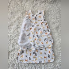 Halo 100 Cotton SleepSack swaddle Animal Print. Color: Jungle. Size Newborn 0-