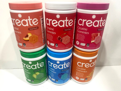 BRAND NEW, SEALED Create Creatine Gummies CHOOSE FLAVOR Earliest Exp: 09/27