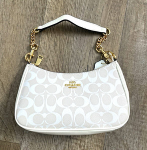 バッグ COACH Signature Accessory Pouchbag White Coach Pouch Bag | eBay