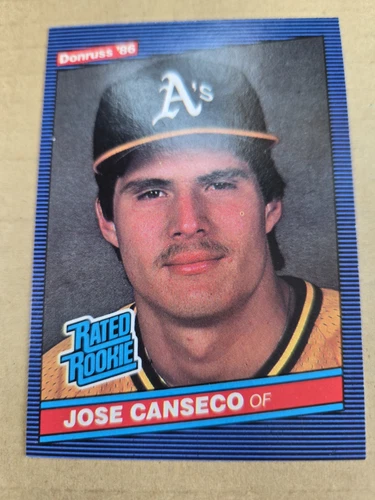 1986 Donruss - Rated Rookie Jose Canseco #39 (RC)(K109)