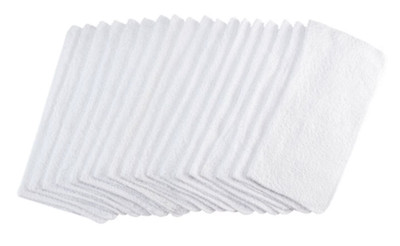 Mainstays 18-Pack Washcloth Bundle, White