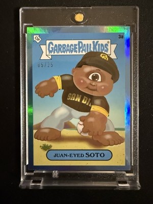 Juan Soto 2022 Topps GPK x MLB JUAN-EYED SOTO Blue Foil /25