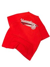 Men's XL Red Cotton Graphic Print USA Patriotic Short Sleeve Crew Neck T-Shirt