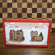 Liberty Falls Village, 1999 Winthrop's Carpet MIll & Warehouse Set HSE7 NIB