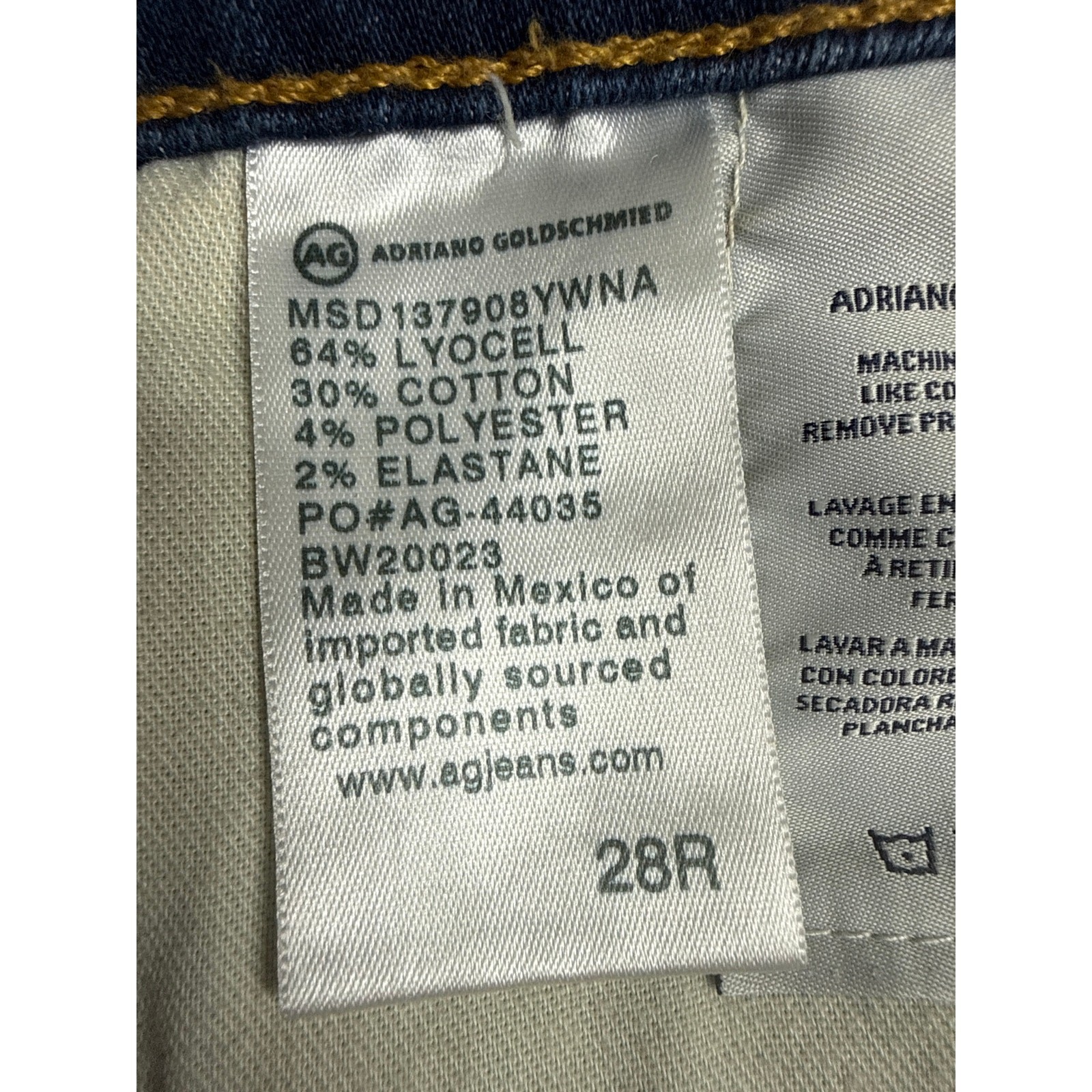 AG Adriano Goldschmied Farrah High Rise Skinny Jeans Distressed Women’s Size 28R thumbnail 10