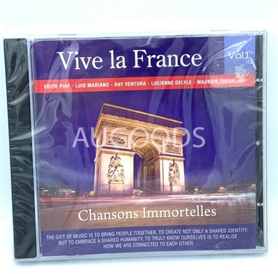 Vive La France Vol 1 Chansons Imortelles BRAND NEW SEALED MUSIC ALBUM CD