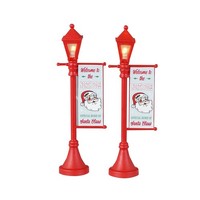 North Pole Lamppost - Lemax Cod 34091