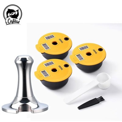 60-220ml Refillable Coffee Capsules Pods Reusable For Bosch Tassimo Machine