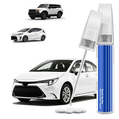 Ice Cap/Super White(040) Touch Up Paint for Toyota Exact Match Chips