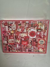 Red 1000 Piece Jigsaw Puzzle Cobble Hill New C49