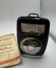 Vintage DeJur Amsco Exposure Meter w/ Case  Manuals ASA Index Untested